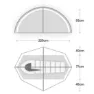 Wild Country Helm Compact 1 Tält, Green, 1 Plats
