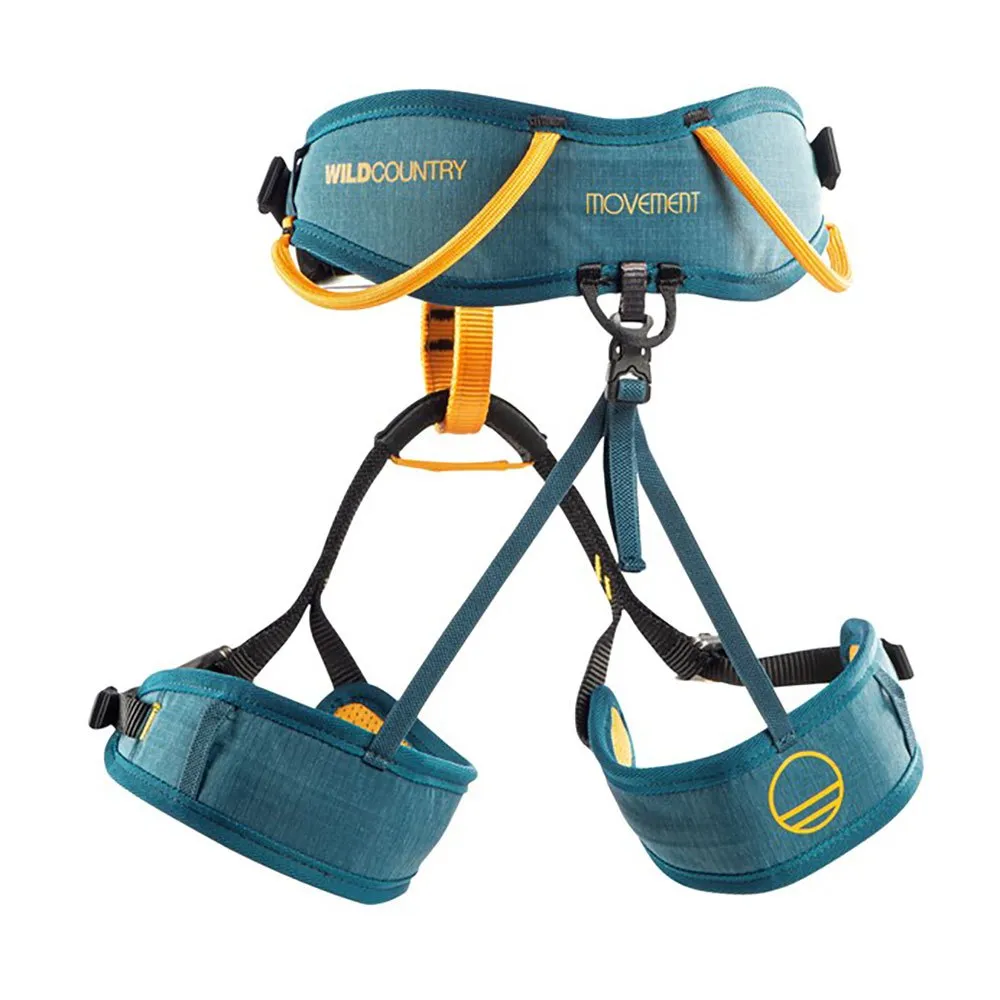 Wild Country Movement Juniorsele, Petrol / nectar, One Size Wild Country Movement Juniorsele, Petrol / nectar, One Size