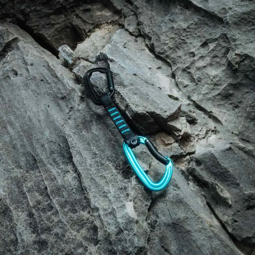 Wild Country Wildsport Pack Quickdraw 6 Enheter, Black / turquoise, 12cm