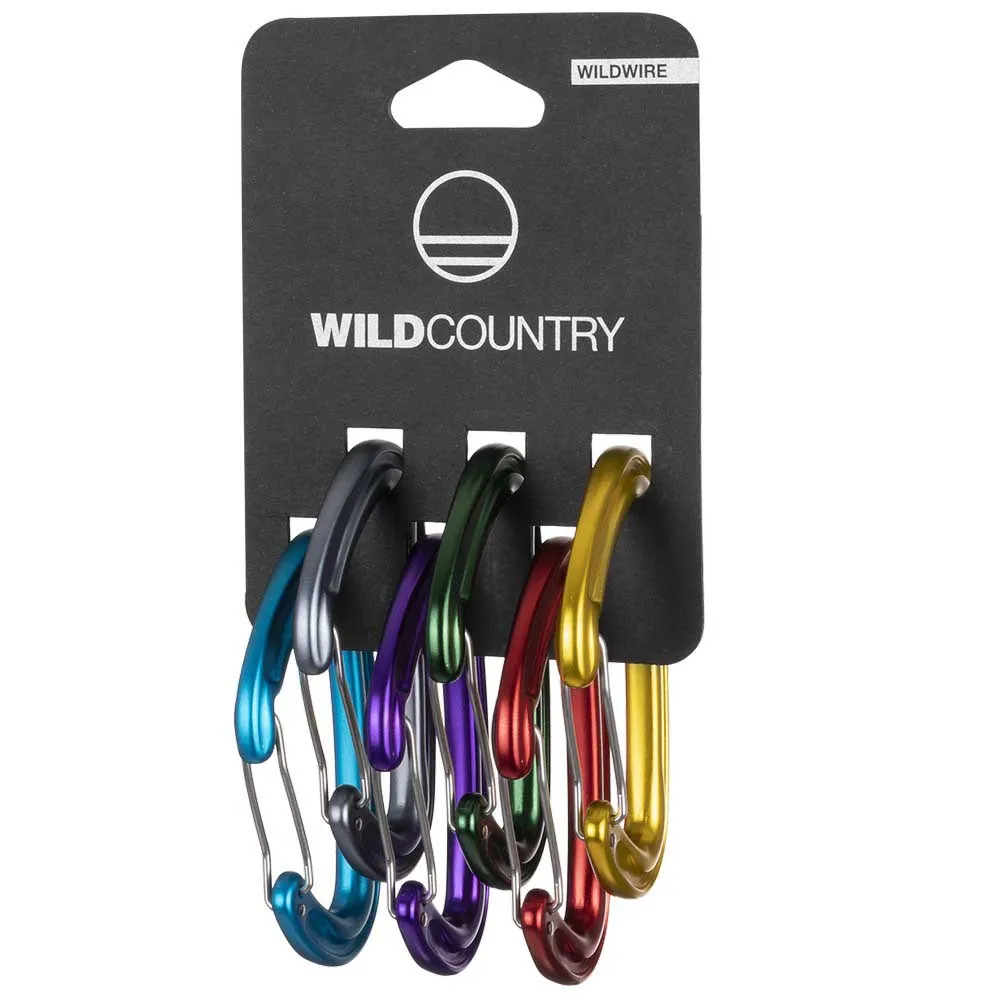 Wild Country Wildwire Karabinkrok 6 Enheter, Multicolor, One Size Wild Country Wildwire Karabinkrok 6 Enheter, Multicolor, One Size