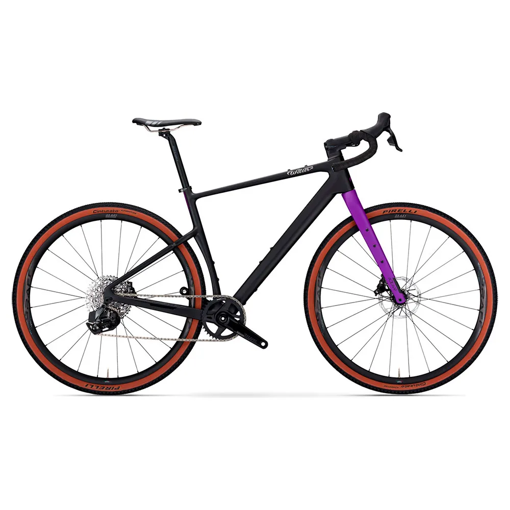 Wilier Adlar Ekar Gt 1x13 2025 Gravelcykel, Black / purple matt Wilier Adlar Ekar Gt 1x13 2025 Gravelcykel, Black / purple matt