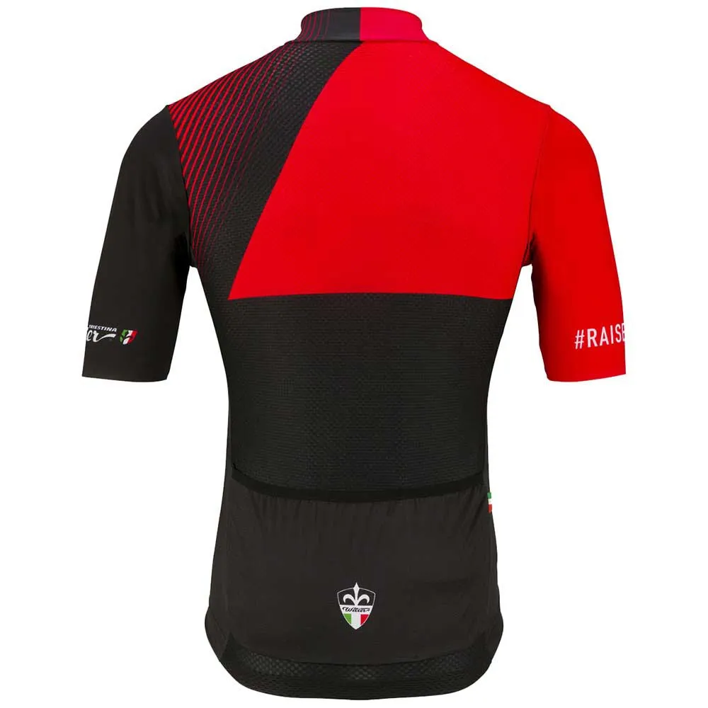 Wilier Rigo Korta ärmar Cykeltröja, Black / red, S