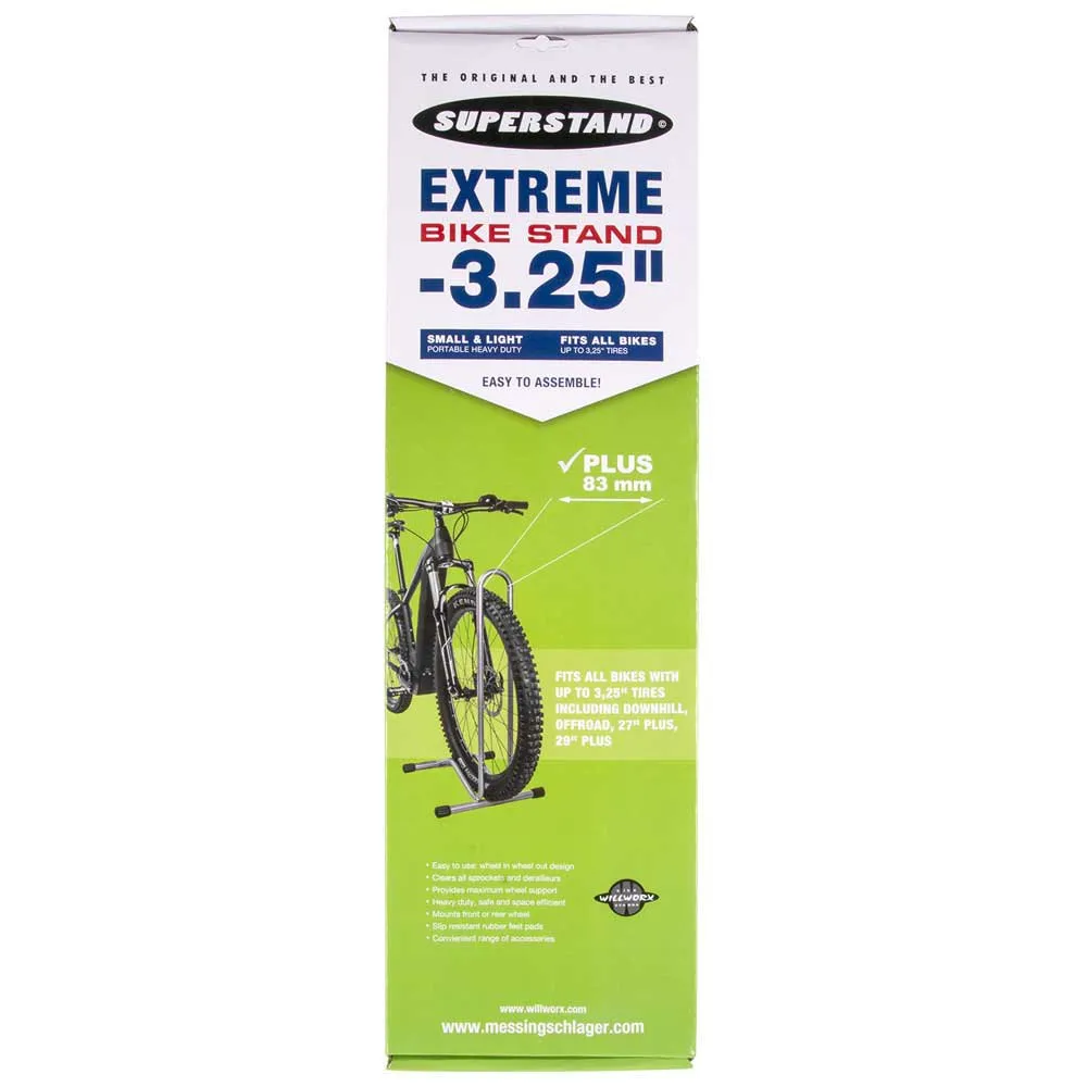 Willworx Superstand Extreme Cykelställ, Silver, 12-29" Willworx Superstand Extreme Cykelställ, Silver, 12-29"