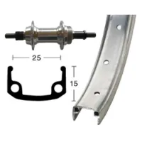 Winora Aluminium Wheel 6-7s 24´´ Bakhjul Winora Aluminium Wheel 6-7s 24´´ Bakhjul