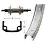 Winora Aluminium Wheel 6-7s 26´´ Bakhjul