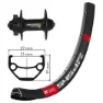 Winora Dt Swiss 545 Disc 6a Qr Shimano Deore Xt 26´´ Framhjul, Black, 9 x 100mm