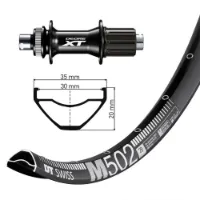 Winora Dt Swiss M502 Shimano Deore Xt 8-11s 29´´ Cl Disc Bakhjul
