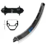 Winora Exal Zs 19 700 Qr Shimano T3000 Framhjul, Black / silver, 9 x 100mm