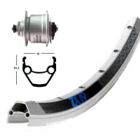 Winora Exal Zx 19 Dynamo Shimano Dh3d72 Cl Disc Framhjul
