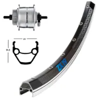 Winora Exal Zx 19 Qr Dynamo Shimano Dh3d32 Framhjul Winora Exal Zx 19 Qr Dynamo Shimano Dh3d32 Framhjul