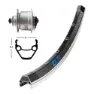 Winora Exal Zx 19 Qr Dynamo Shimano Dh3d72 Cl Disc Framhjul För Landsvägscykel, Black / silver, 9 x 100mm