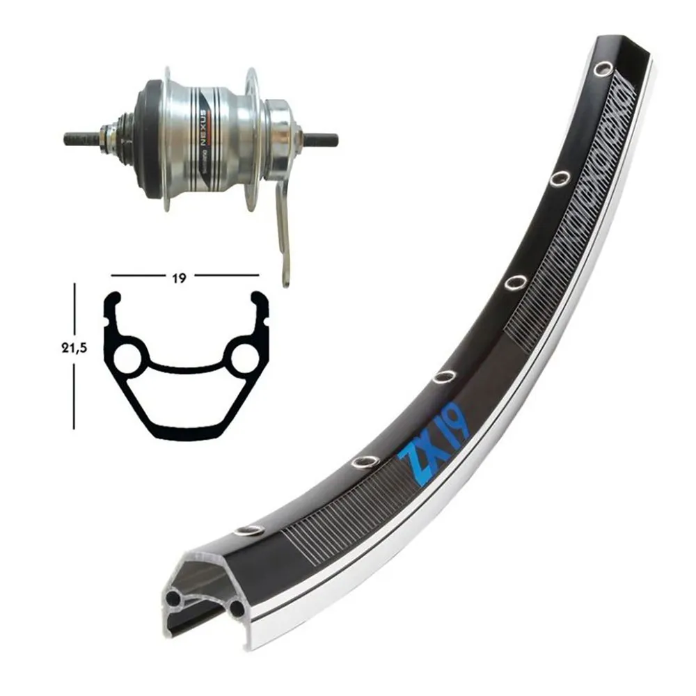 Winora Exal Zx 19 Skid Shimano Nexus 7s Landsvägscykelns Bakhjul, Black / silver, 10 x 130mm Winora Exal Zx 19 Skid Shimano Nexus 7s Landsvägscykelns Bakhjul, Black / silver, 10 x 130mm
