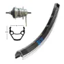 Winora Exal Zx 19 Skid Shimano Nexus 7s Landsvägscykelns Bakhjul, Black / silver, 10 x 130mm