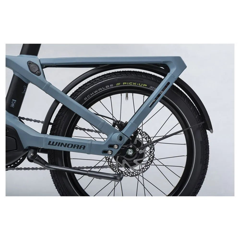 Winora Radius Elcykel, Greyblue matte, 40