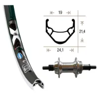 Winora Rigida X-star 19 6-7s 24´´ Bakhjul