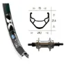 Winora Rigida X-star 19 6-7s 24´´ Bakhjul, Black / silver, 10 x 135mm