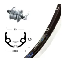 Winora Rigida Zac 19 Qr Dynamo Shimano Dh3n72 Framhjul För Landsvägscykel Winora Rigida Zac 19 Qr Dynamo Shimano Dh3n72 Framhjul För Landsvägscykel