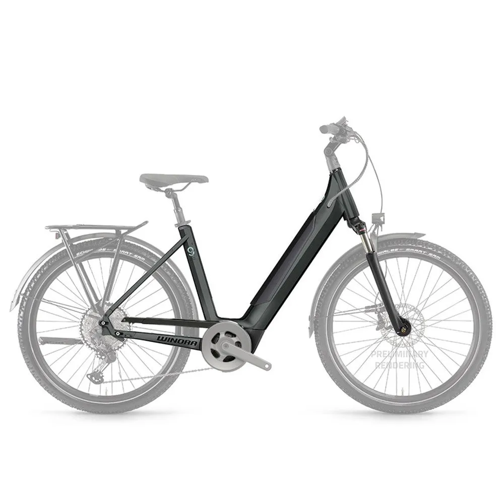 Winora Sinus 9 27.5´´ Elcykel Ram För Stadscykel