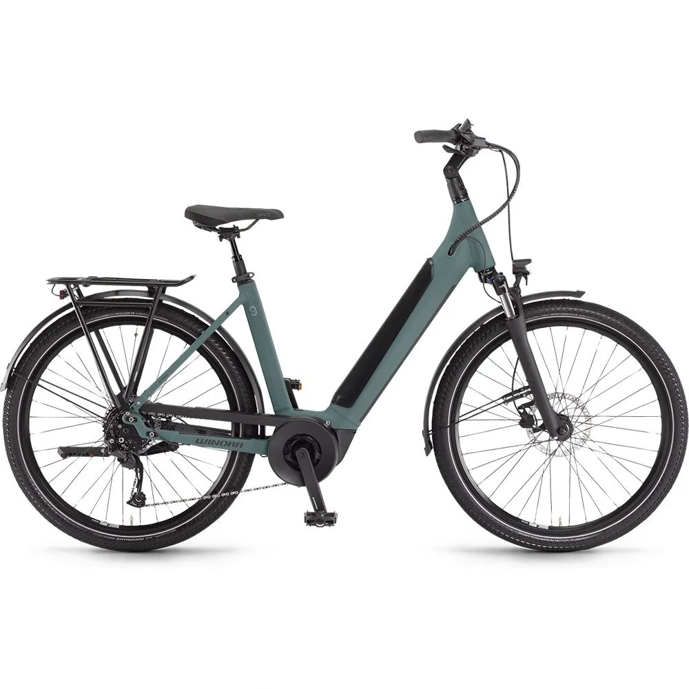 Winora Sinus 9 Wave Elcykel, Grey matt, S, 625Wh