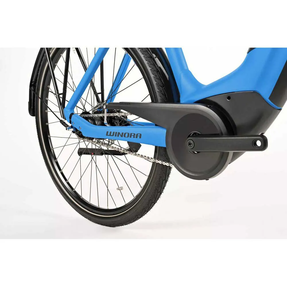 Winora Tria N8 E Nexus 2024 Elcykel, Blue, L, 500Wh