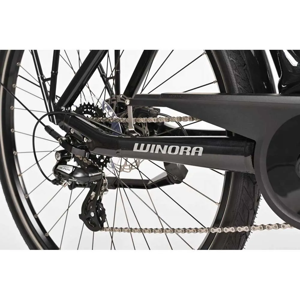 Winora Tria X7 Altus 2024 Elcykel, Black, XL, 500Wh