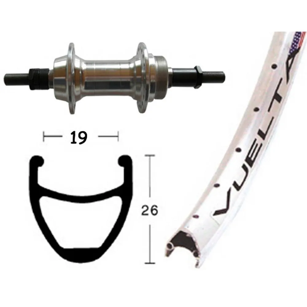 Winora Vuelta Airline 1 6-8s Bakhjul, Silver, 10 x 135mm Winora Vuelta Airline 1 6-8s Bakhjul, Silver, 10 x 135mm
