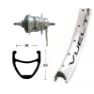 Winora Vuelta Airline 1 Shimano Nexus 7s Framhjul, Silver, 9 x 100mm