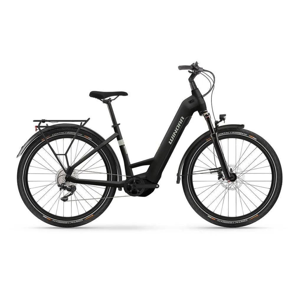 Winora Yucatan X10 Low Step Elcykel, Black matt, L, 750Wh