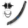 Winora Zx 19 Dynamo Shimano Dh3n31 26´´ Framhjul, Black / silver, 9 x 100mm