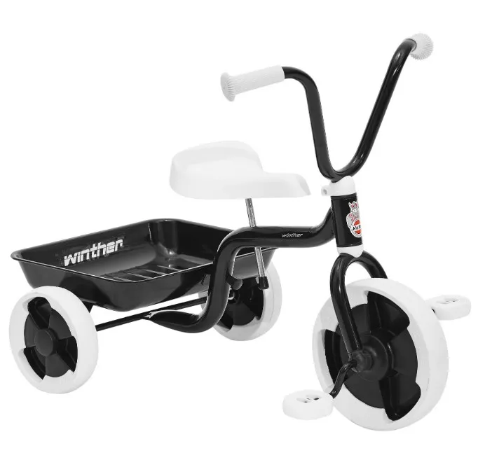 Winther trehjuling originale Svart/vit