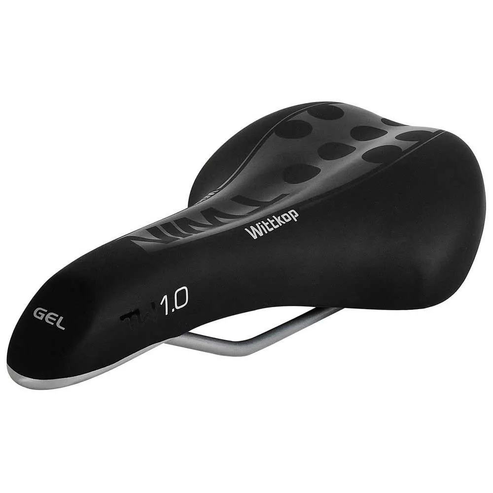 Wittkop Twin 1.0 Cykelsadel, Black, 145mm