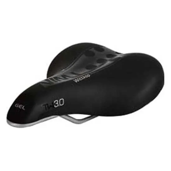 Wittkop Twin 3.0 Cykelsadel, Black, 210mm