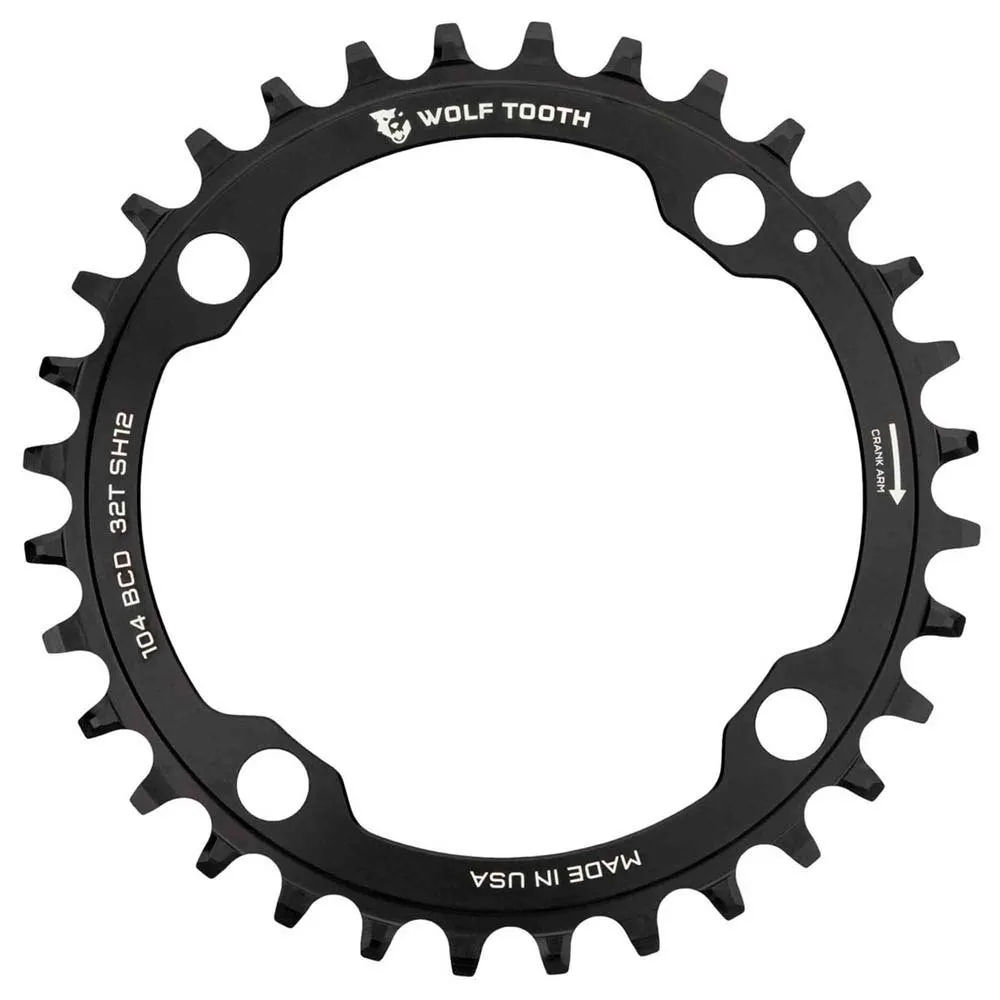 Wolf Tooth 104 BCD Kettenblatt für Shimano HG+ 12-fach Kette