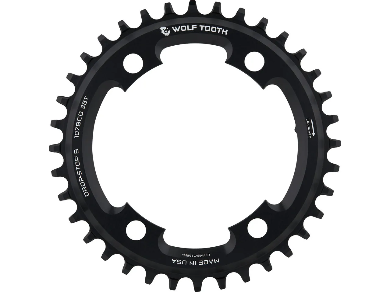 Wolf Tooth 107 BCD Kettenblatt für SRAM Wolf Tooth 107 BCD Kettenblatt für SRAM