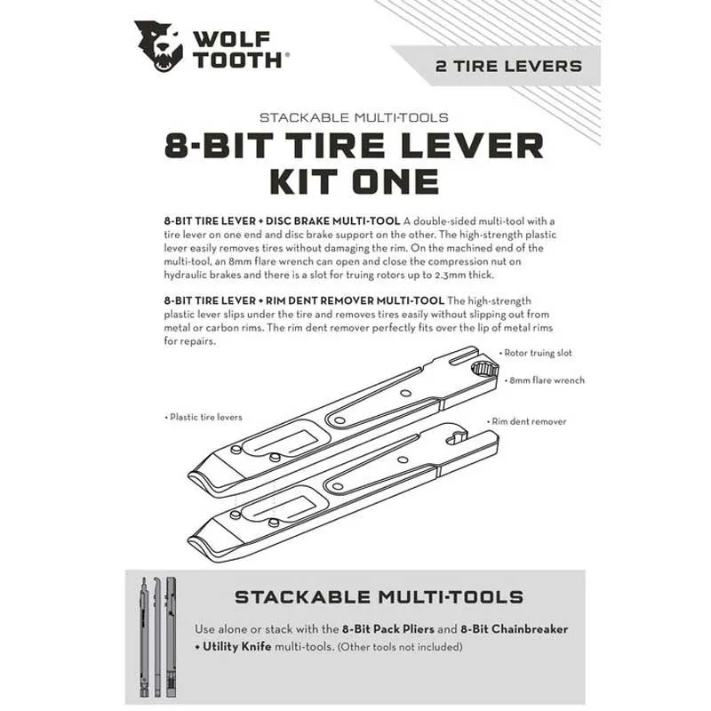 Wolf Tooth 8-bit One Multiverktyg, Black, One Size Wolf Tooth 8-bit One Multiverktyg, Black, One Size