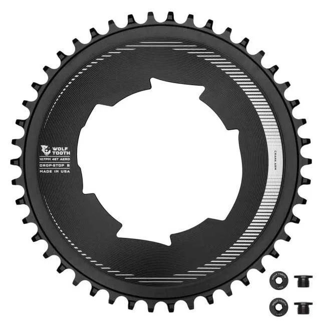 Wolf Tooth Aero Ds 107 Bcd Kedjehjul, Black, 50t