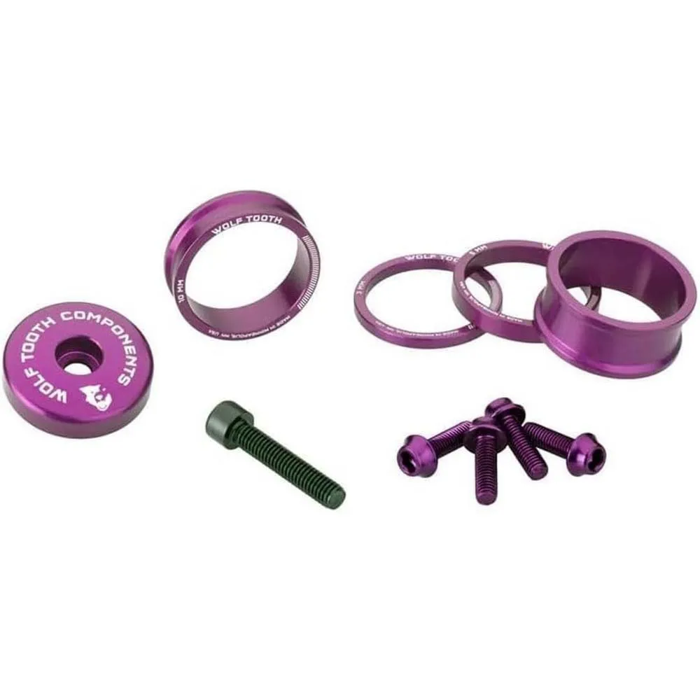 Wolf Tooth Anodized Bling Kit Headset-distans Wolf Tooth Anodized Bling Kit Headset-distans