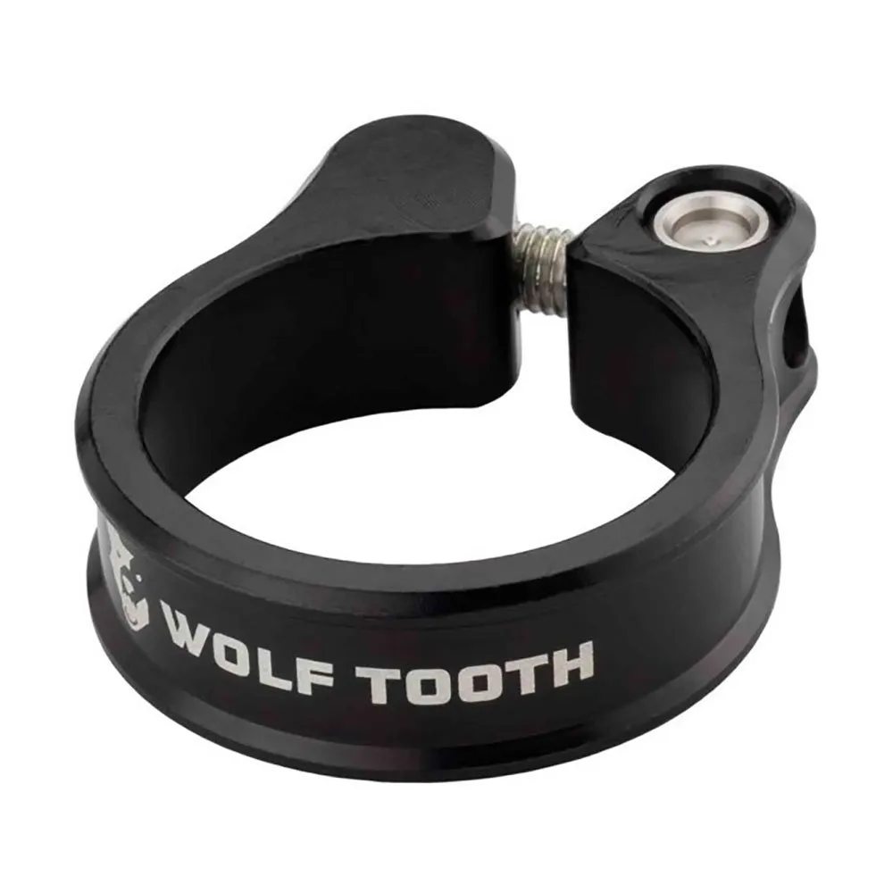 Wolf Tooth Cnc 28.6 Mm Sadelklämma, Black, One Size Wolf Tooth Cnc 28.6 Mm Sadelklämma, Black, One Size