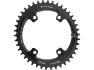 Wolf Tooth Elliptical 110 BCD Asymmetric 4-Arm Kettenblatt für Shimano GRX, Black, 38t