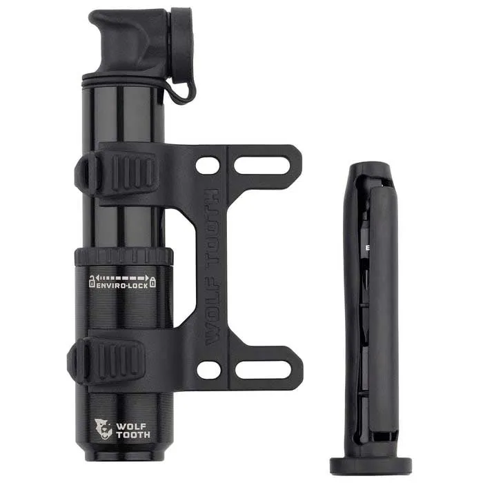 Wolf Tooth Encase 40cc Mini Pump, Black, 70psi Wolf Tooth Encase 40cc Mini Pump, Black, 70psi