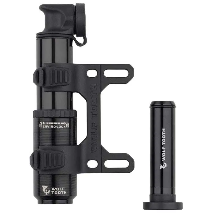 Wolf Tooth Encase 40cc Mini Pump, Black, 70psi Wolf Tooth Encase 40cc Mini Pump, Black, 70psi
