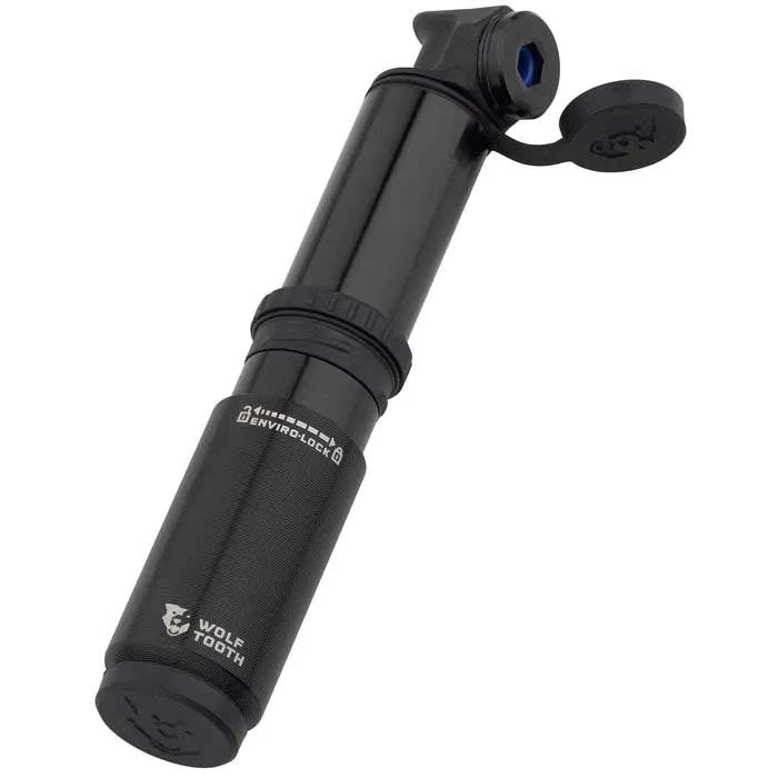 Wolf Tooth Encase 40cc Mini Pump, Black, 70psi Wolf Tooth Encase 40cc Mini Pump, Black, 70psi