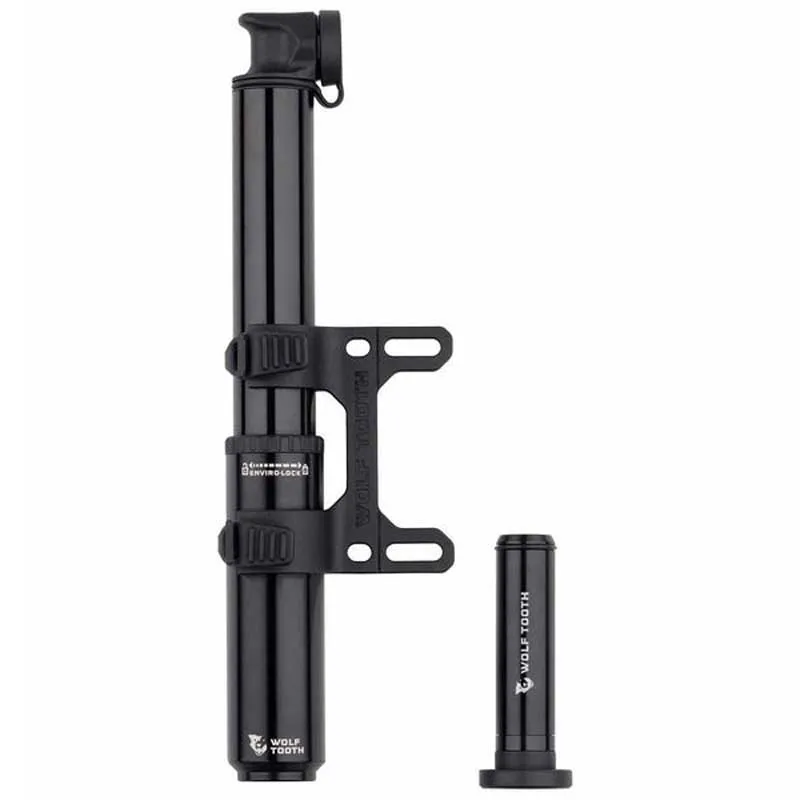 Wolf Tooth Encase 85cc Mini Pump, Black, 70psi Wolf Tooth Encase 85cc Mini Pump, Black, 70psi