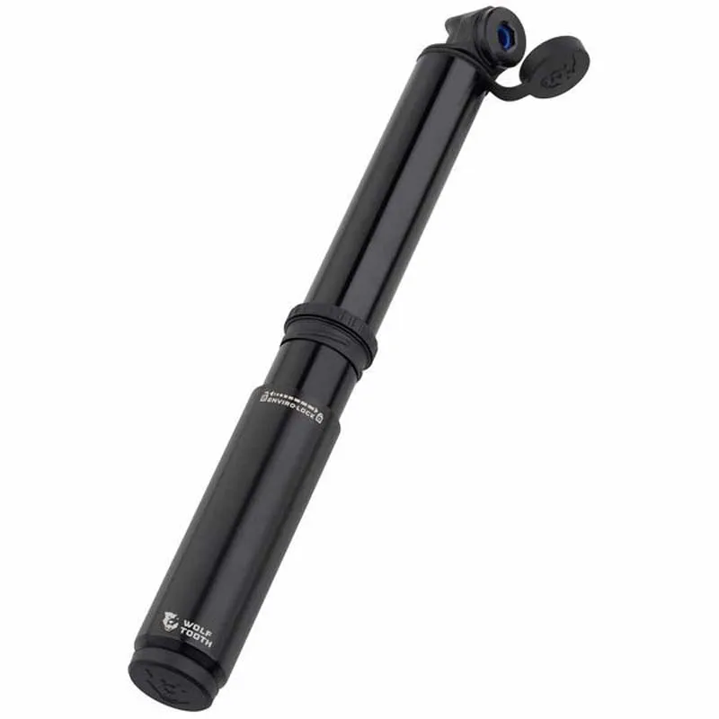 Wolf Tooth Encase 85cc Mini Pump, Black, 70psi Wolf Tooth Encase 85cc Mini Pump, Black, 70psi