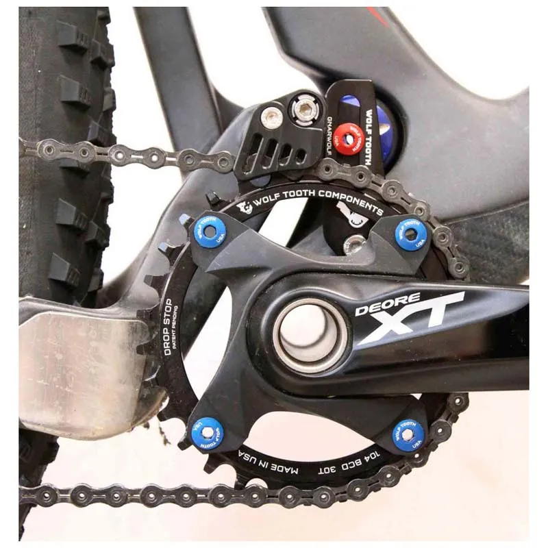 Wolf Tooth Gnarwolf Iscg05 Rev2 Kedjeguide, Black, One Size Wolf Tooth Gnarwolf Iscg05 Rev2 Kedjeguide, Black, One Size
