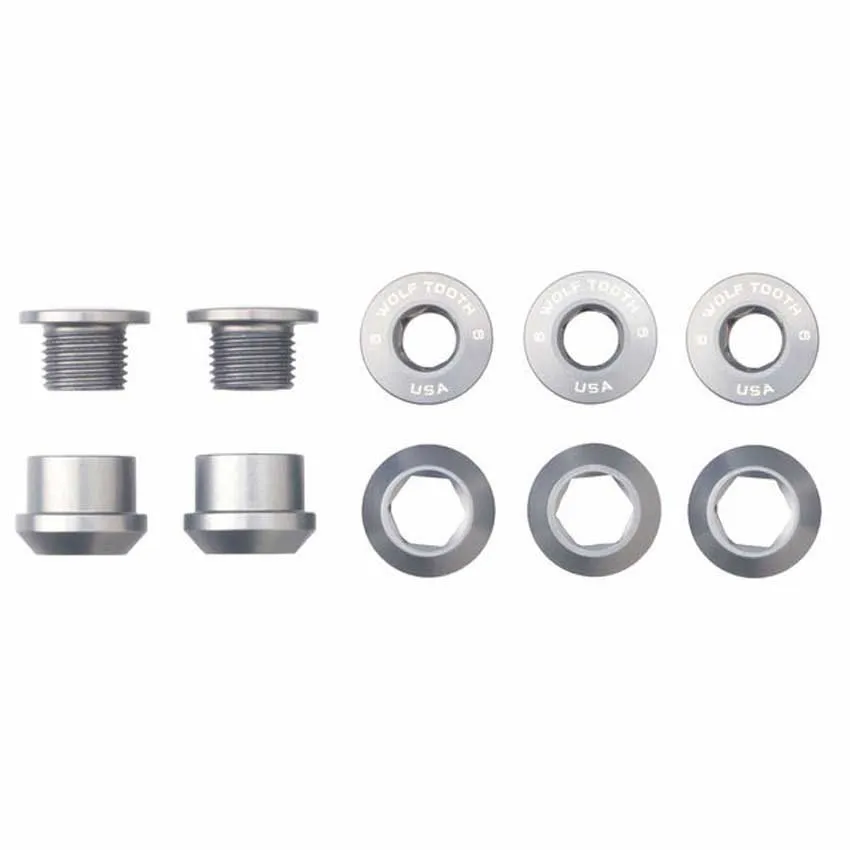 Wolf Tooth Kettenblattschrauben-Set 5-Arm 6 mm