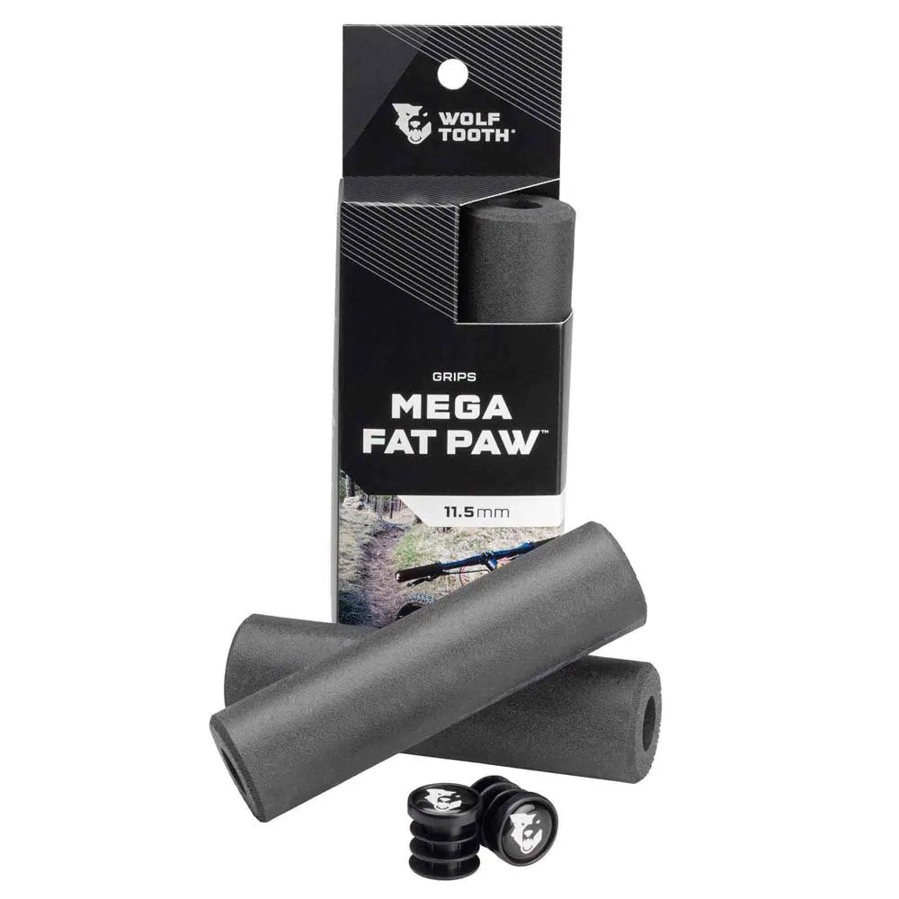 Wolf Tooth Mega Fat Paw 11.5 Mm Styrehandtag, Black, One Size Wolf Tooth Mega Fat Paw 11.5 Mm Styrehandtag, Black, One Size