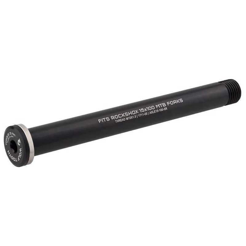 Wolf Tooth Rockshox Genomgående Axel, Black, 15 x 100mm Wolf Tooth Rockshox Genomgående Axel, Black, 15 x 100mm