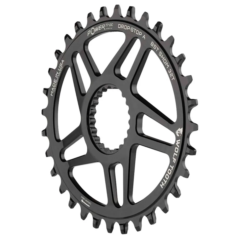 Wolf Tooth Shimano Boost Ovalt Kedjehjul, Black, 34t
