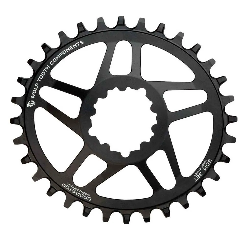 Wolf Tooth Sram Gxp Dm 6º Offset Ovalt Kedjehjul, Black, 30t Wolf Tooth Sram Gxp Dm 6º Offset Ovalt Kedjehjul, Black, 30t
